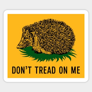 Don't Tread On Me Flag Hedgehog Sticker